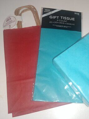 Color-Themed Party Kit - Gift Bags, Tissue Paper & Napkins